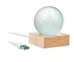 Bola de vidrio LED navideña
