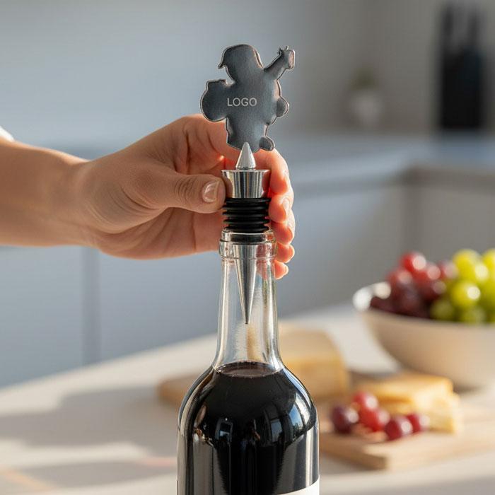 Tapón botella motivo navideño
