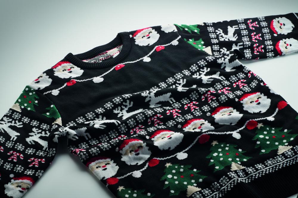 Jersey Navidad luz LED S/M
