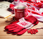 Juego guantes y taza