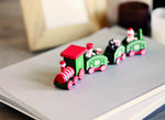 Tren de Navidad de madera