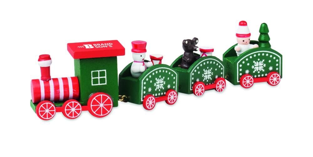Tren de Navidad de madera
