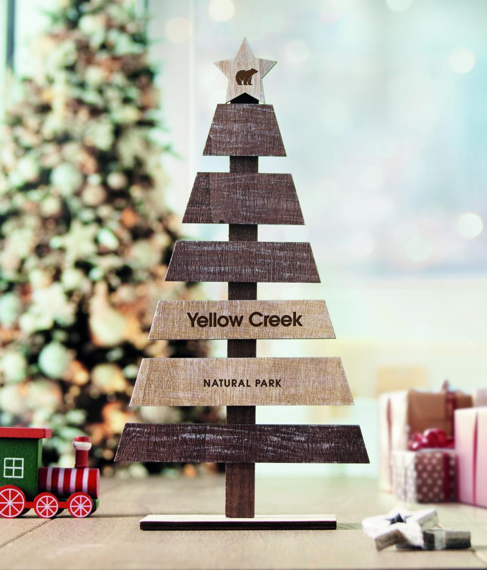 Árbol de Navidad de madera