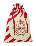 Bolsa grande algodón Papá Noel
