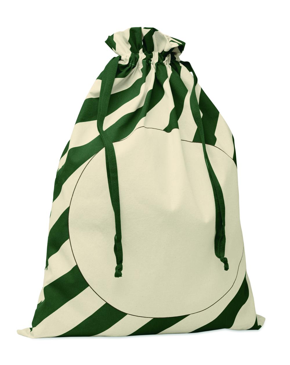 Bolsa grande algodón Papá Noel