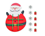 Tres en raya navideño madera