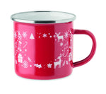 Taza esmaltada Navidad 300 ml