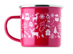 Taza esmaltada Navidad 300 ml
