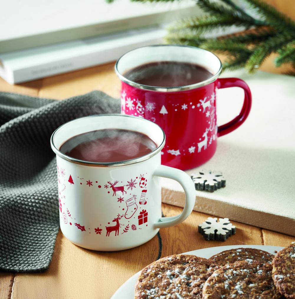 Taza esmaltada Navidad 300 ml
