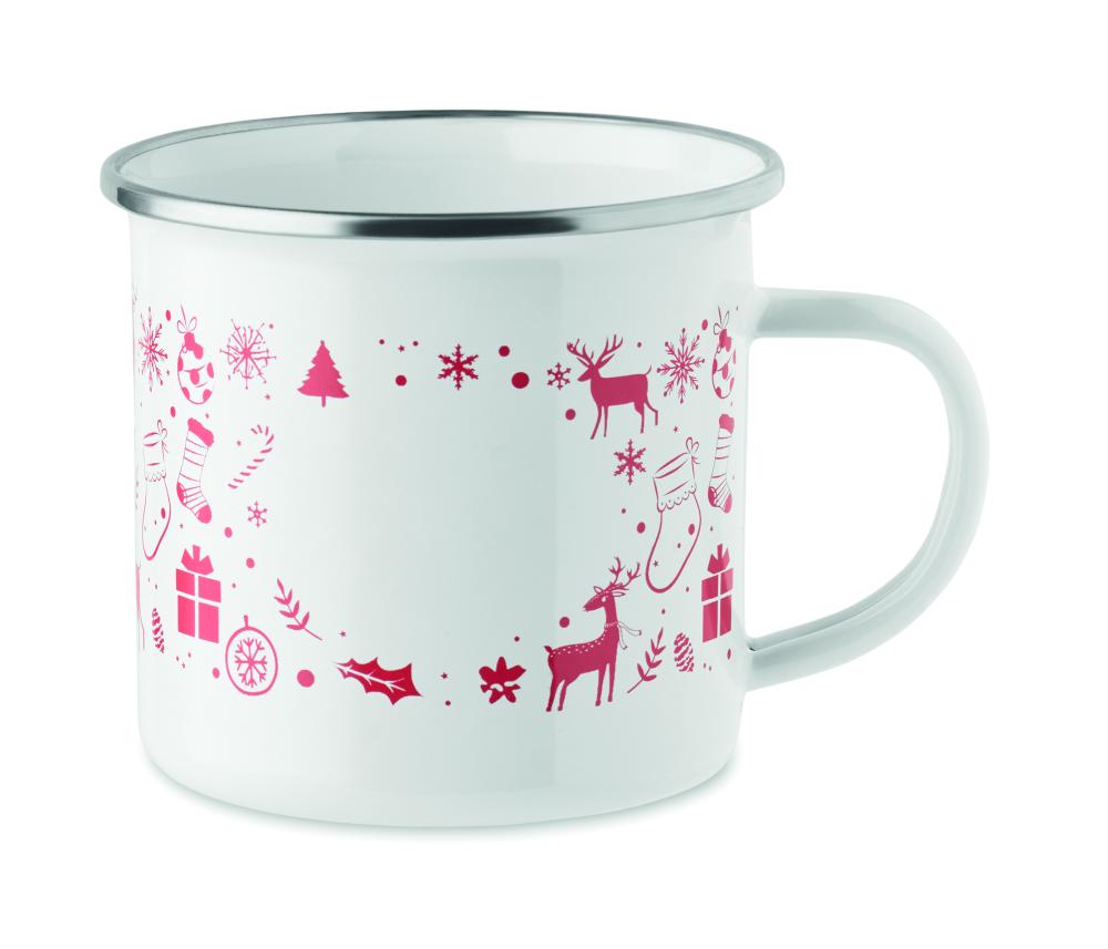Taza esmaltada Navidad 300 ml