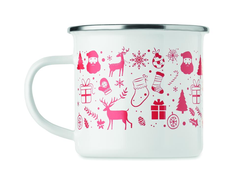 Taza esmaltada Navidad 300 ml