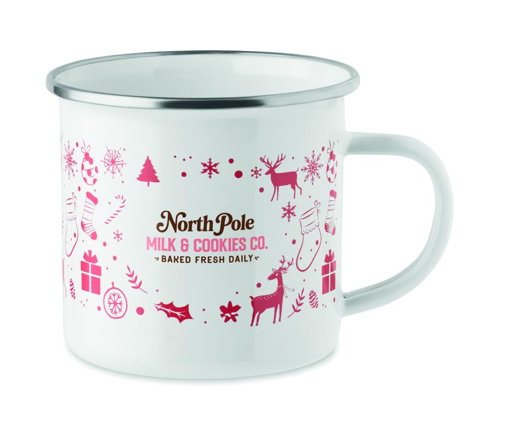 Taza esmaltada Navidad 300 ml