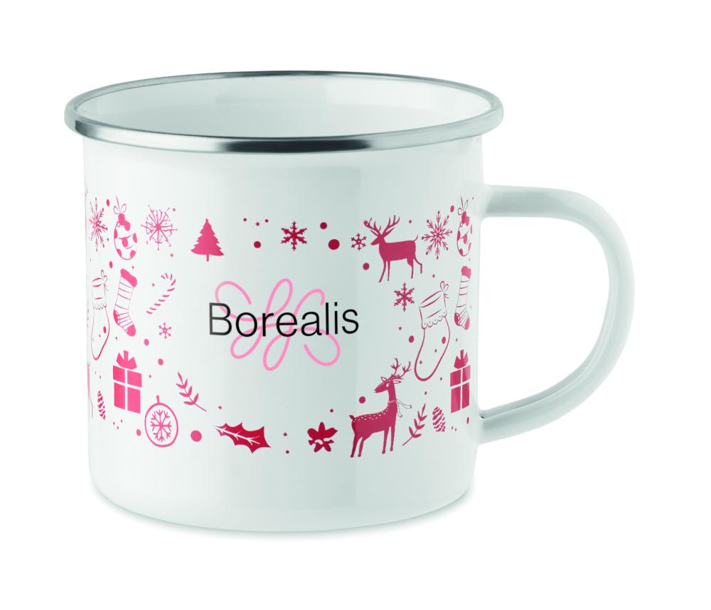 Taza esmaltada Navidad 300 ml