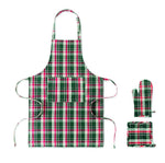 Set cocina algodón a cuadros