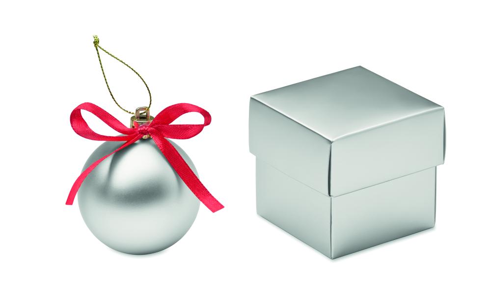 Bola de Navidad en caja