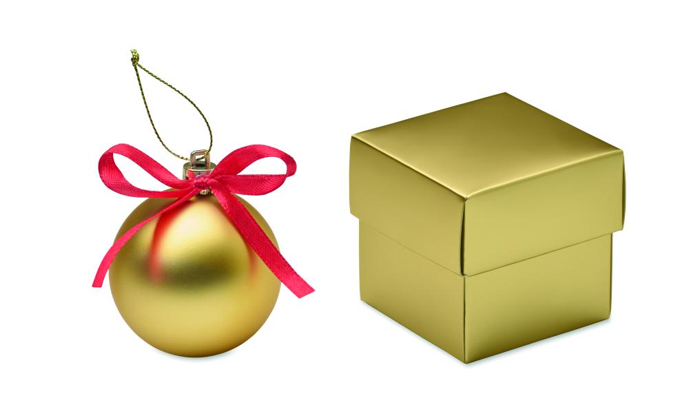 Bola de Navidad en caja