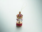 Adorno carrusel de madera