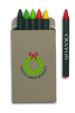 Estuche 6 lápices de cera