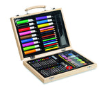 Set pinturas en caja de madera