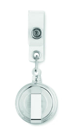 Insignia con clip transparente