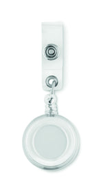 Insignia con clip transparente