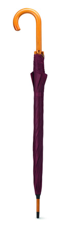 Paraguas con mango de madera