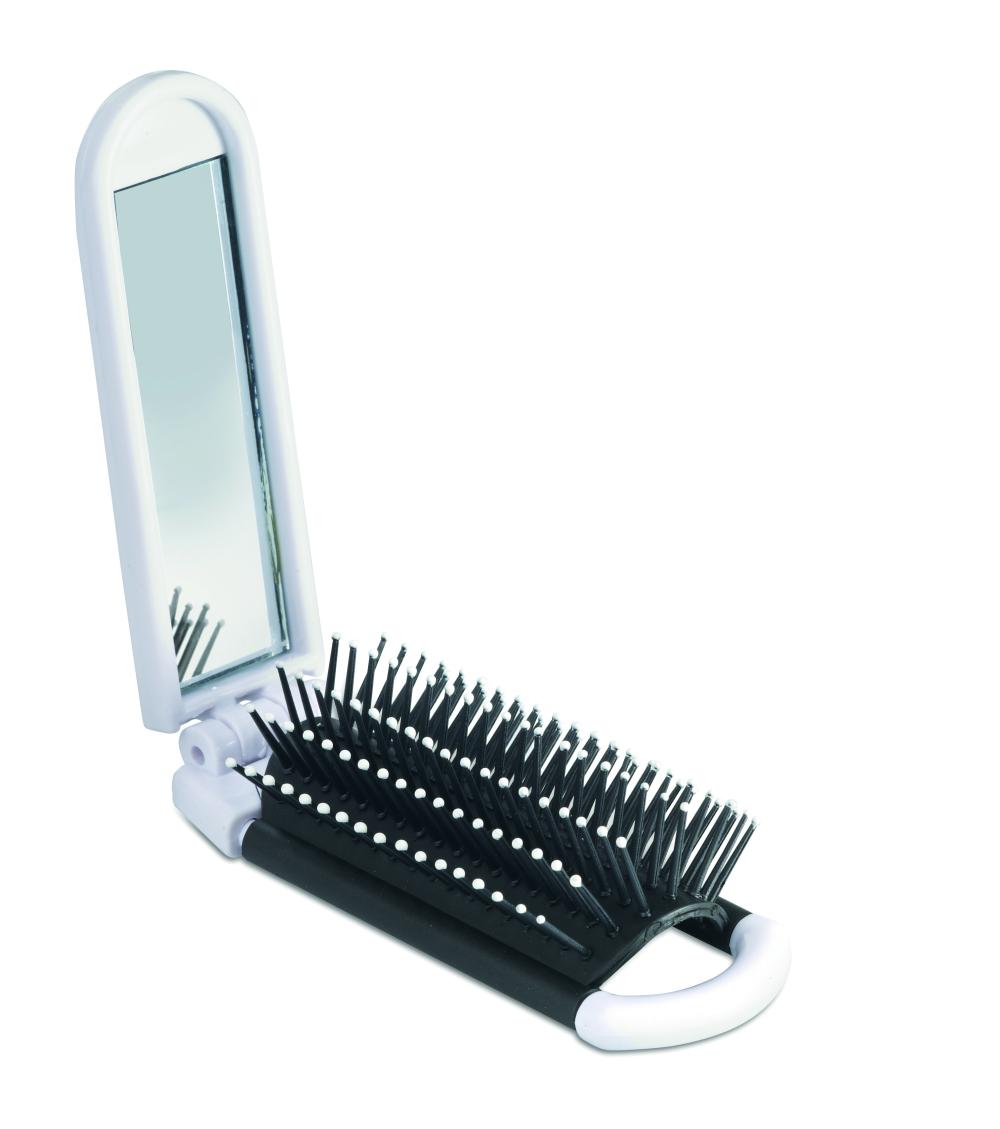 Cepillo plegable con espejo