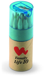 12 lápices de colores