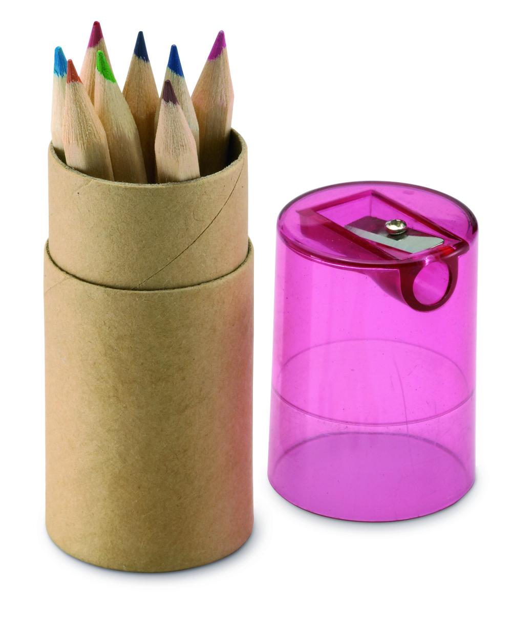 12 lápices de colores