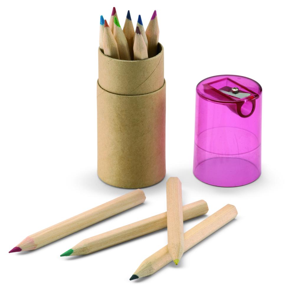 12 lápices de colores