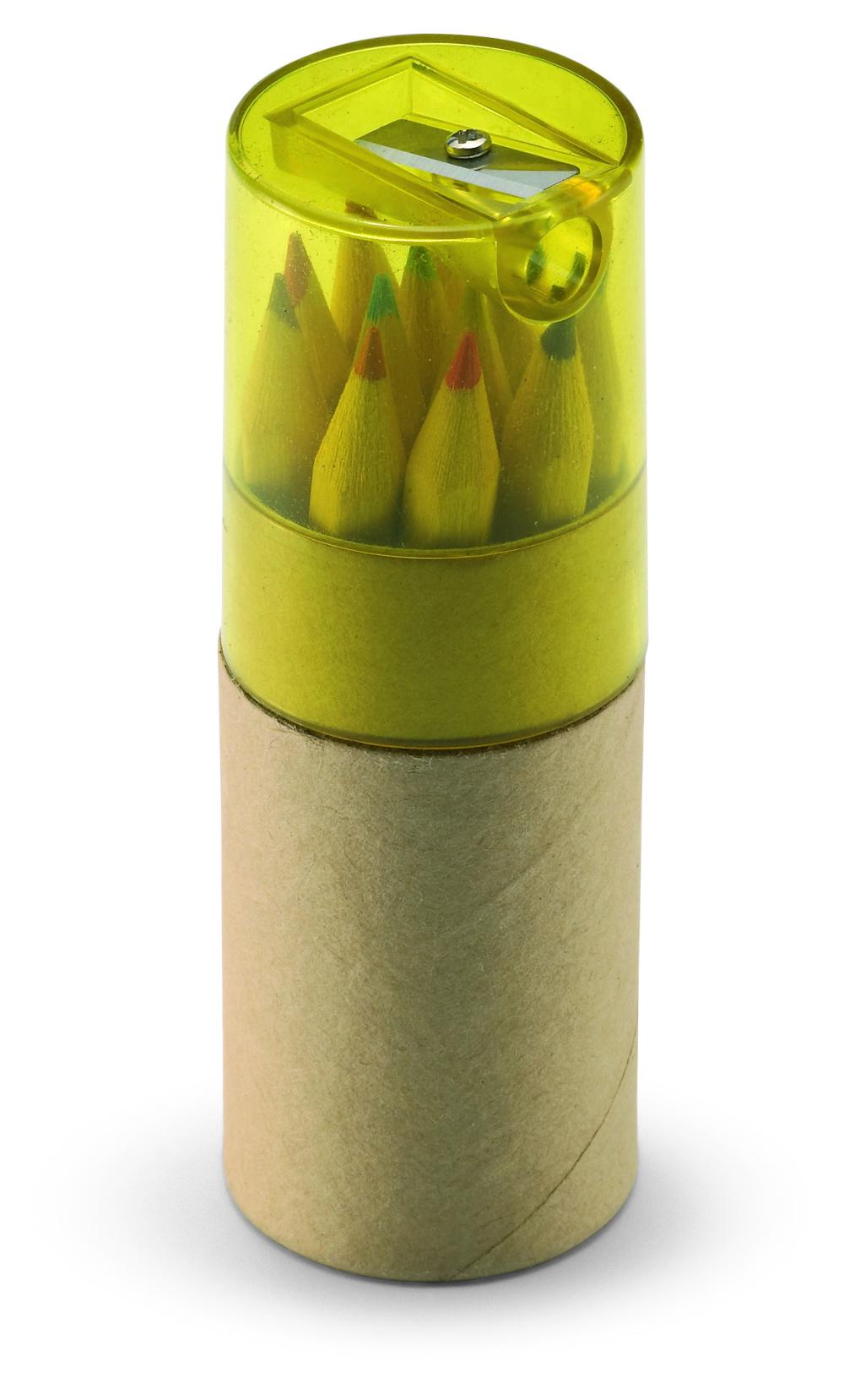 12 lápices de colores