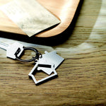 Llavero Metálico casa
