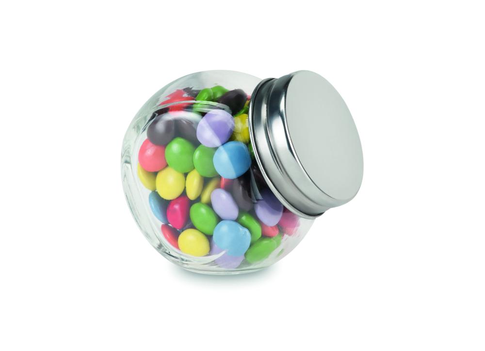 Chocolates en bote de cristal