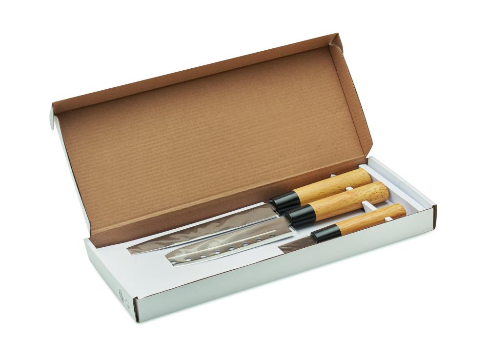 Set cuchillos estilo Japonés