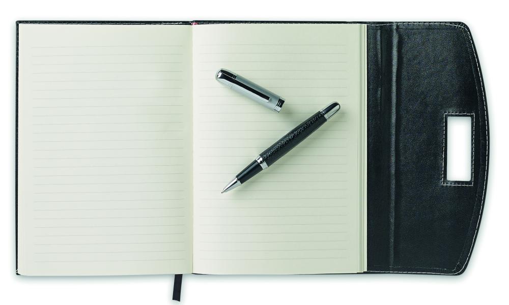 Portafolios con bolígrafo