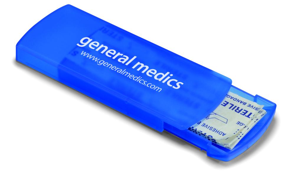 Tiritas en caja de emergencia