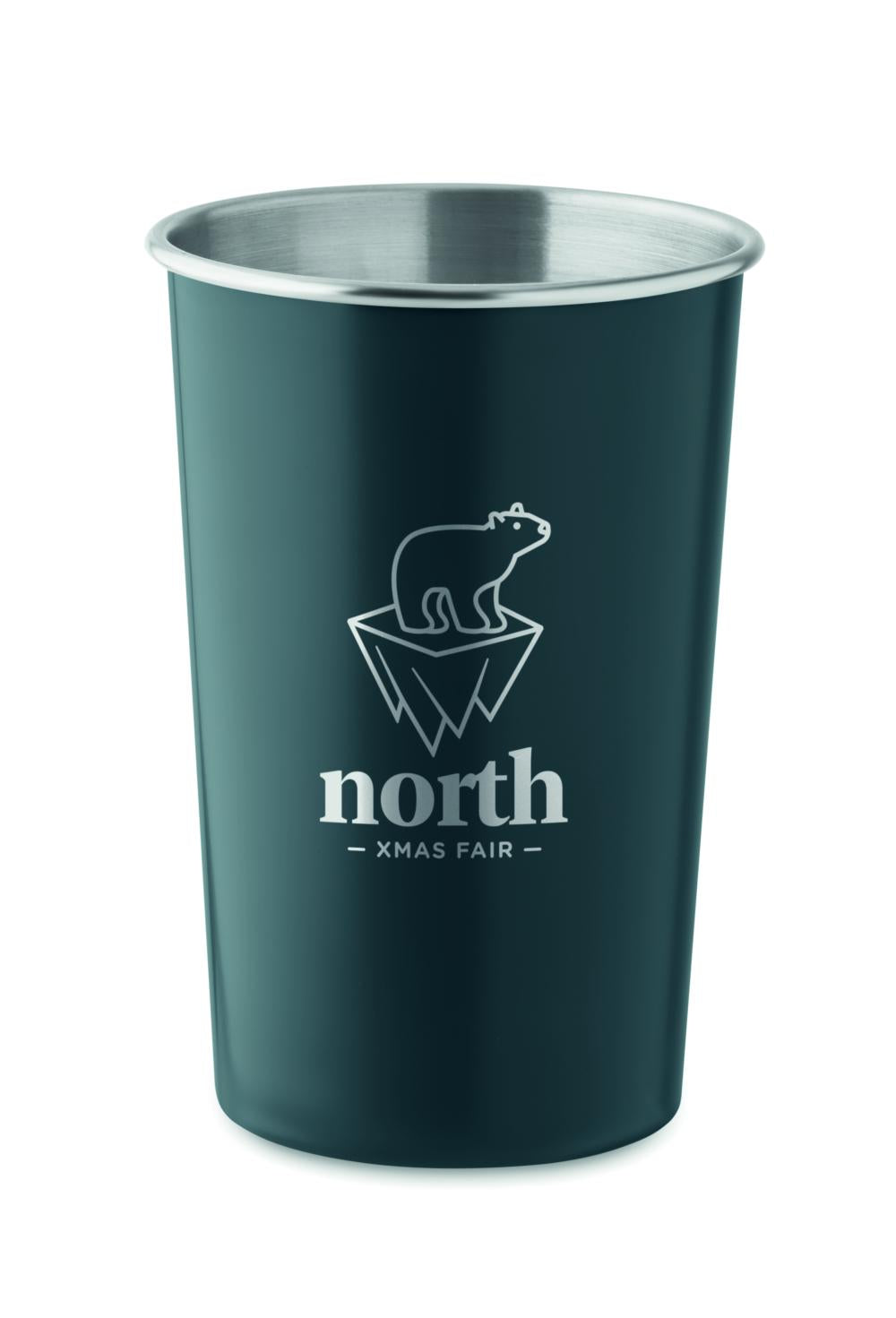 Vaso acero inox. reciclado