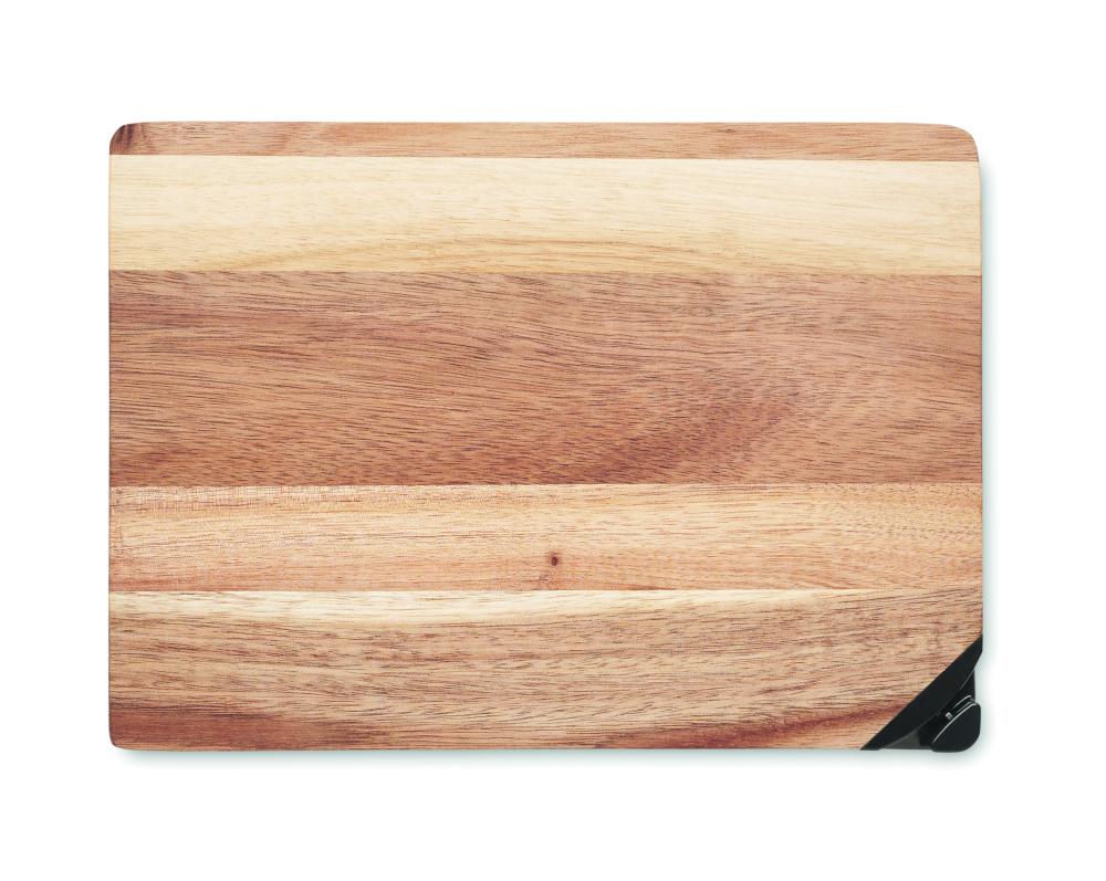 Tabla de madera de acacia