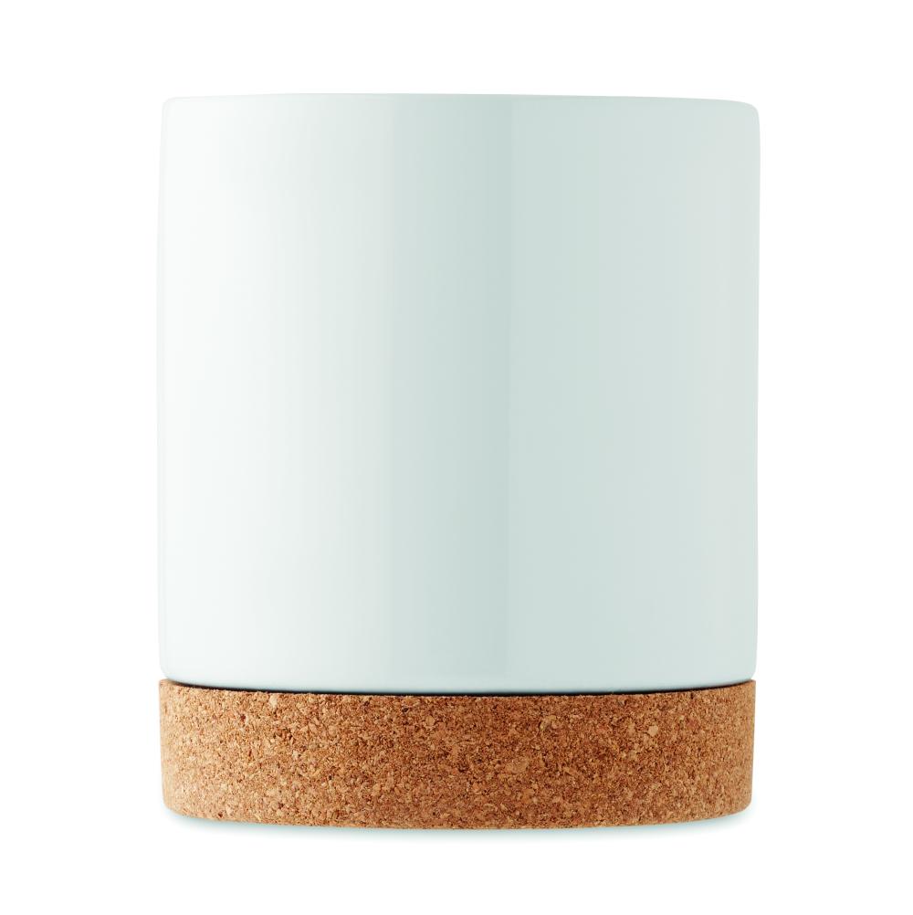 Taza cerámica de corcho 280 ml