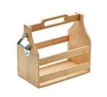 Caja de bambú para 6 cervezas