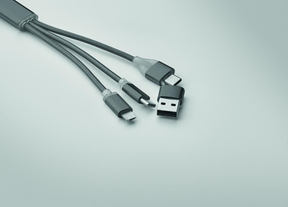 Cable de carga 4 en 1 tipo C