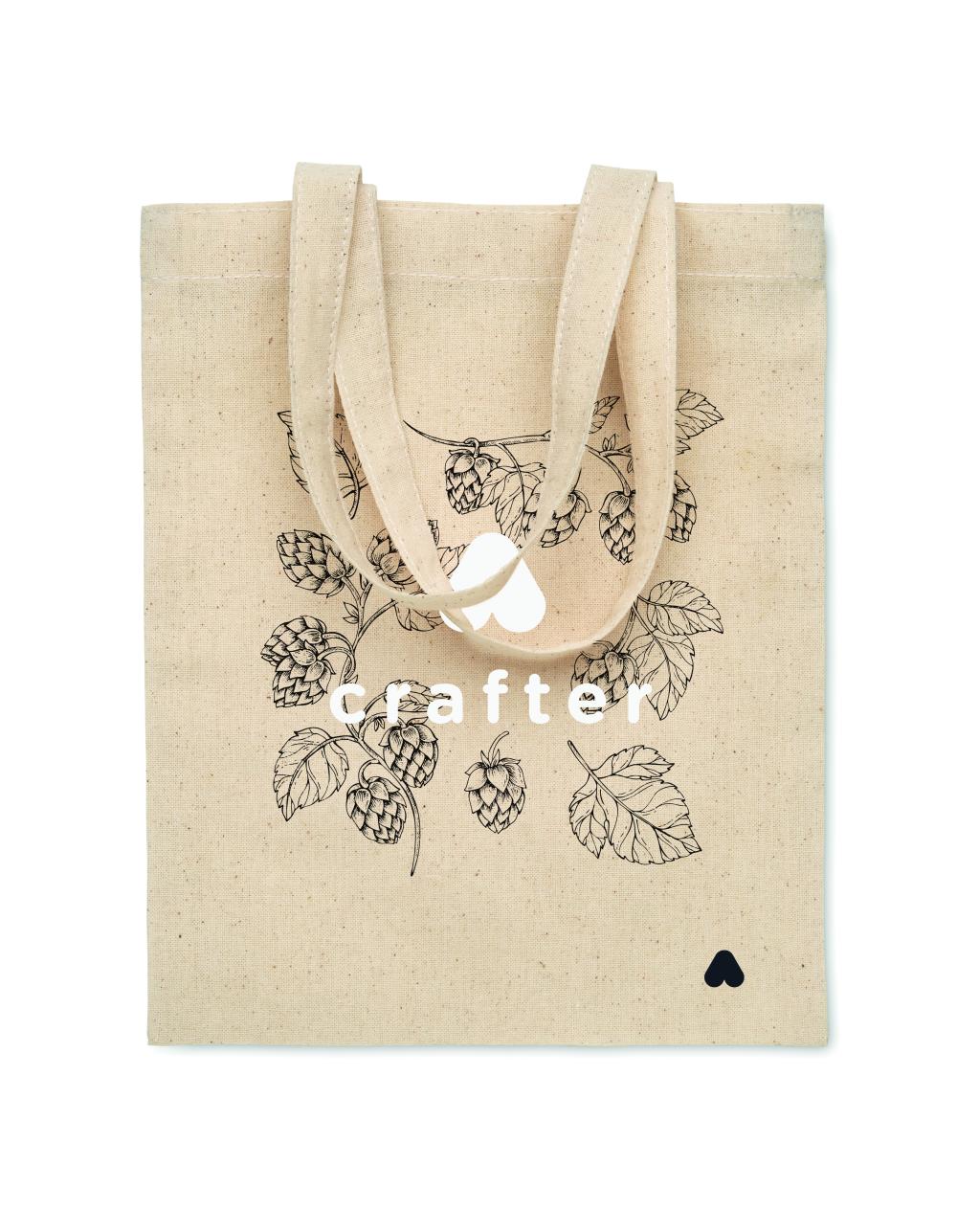 Bolsa algodón asa corta 140 gr