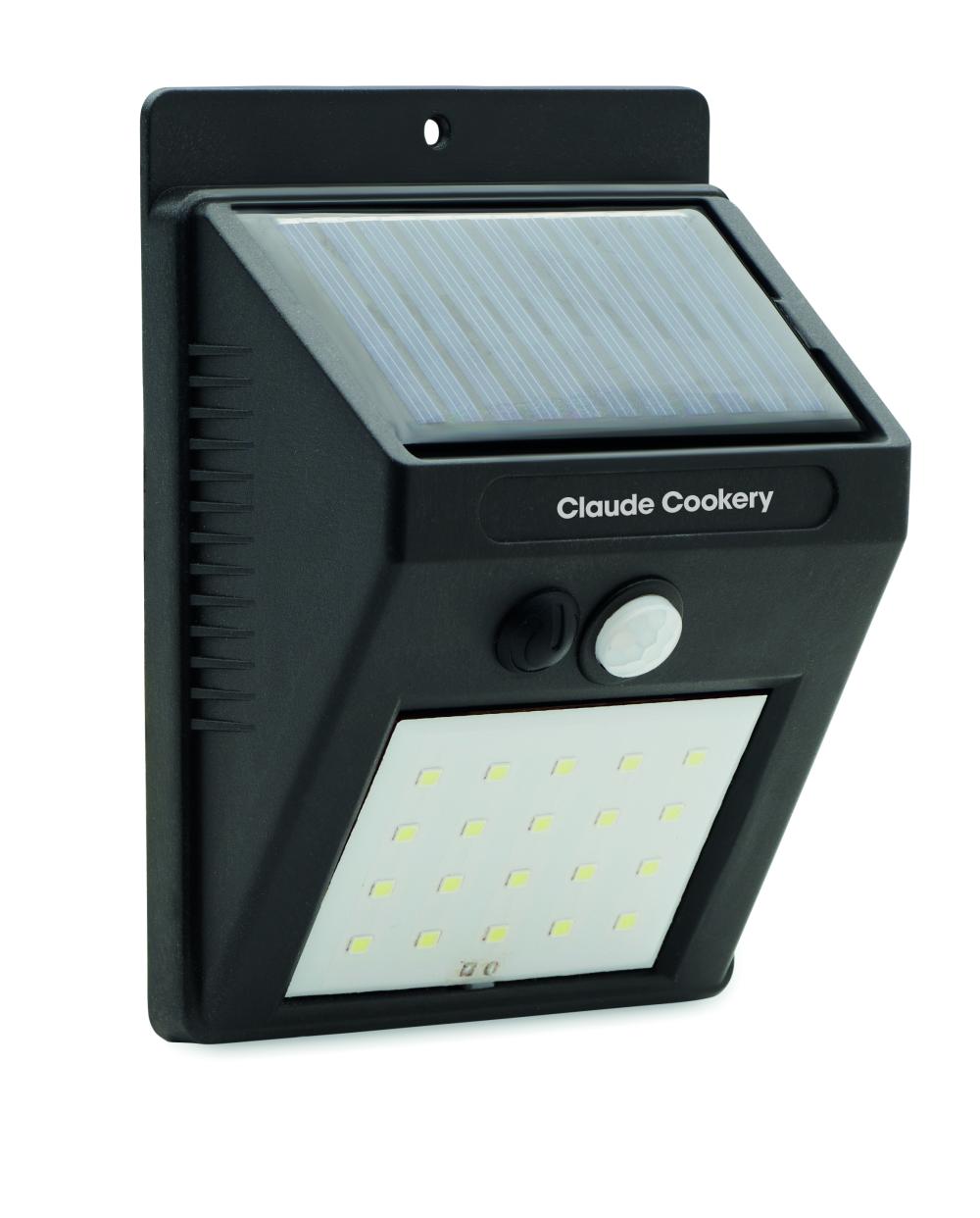 Luz LED solar con sensores
