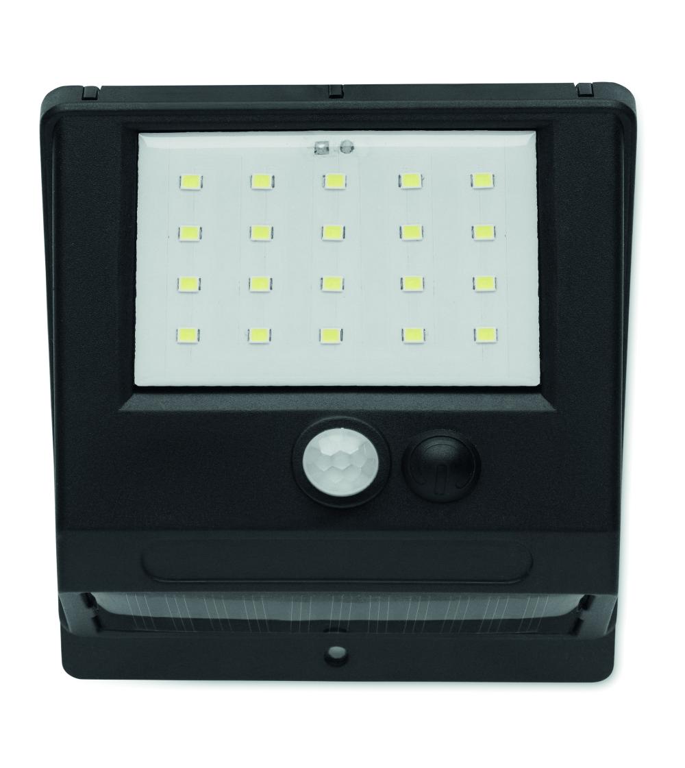 Luz LED solar con sensores