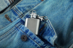 Llavero petaca Hipflask acero