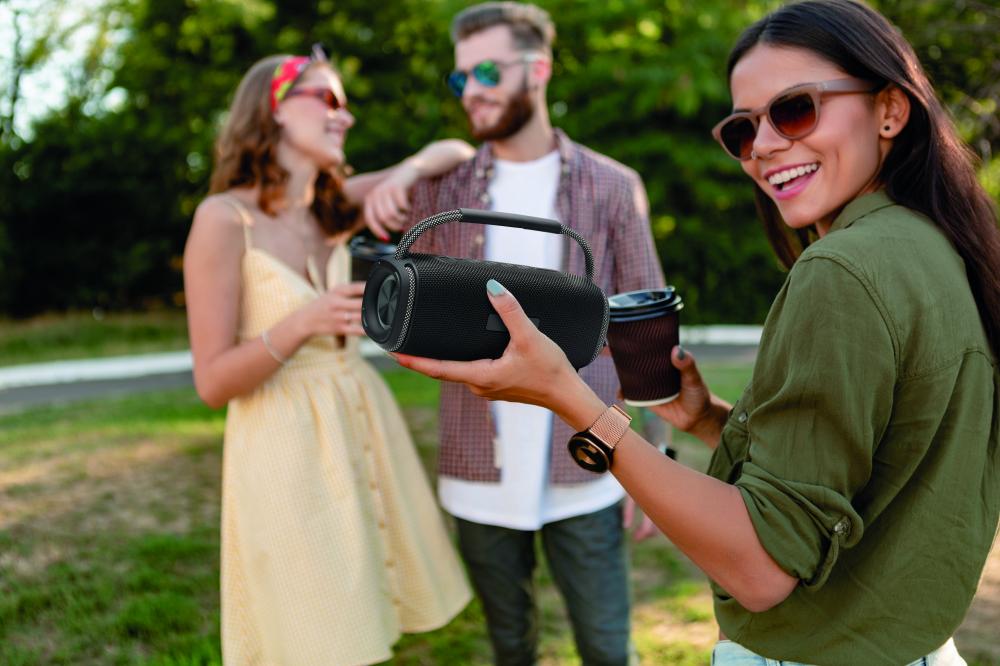 Altavoz portátil 2x10 W