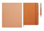 Set cuadernos piel reciclada