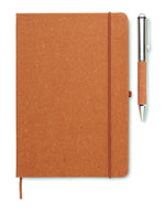 Set cuadernos piel reciclada