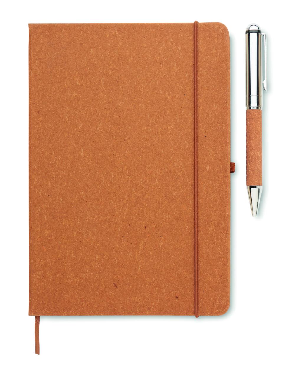 Set cuadernos piel reciclada