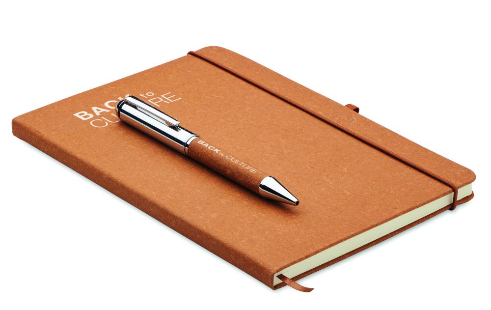 Set cuadernos piel reciclada